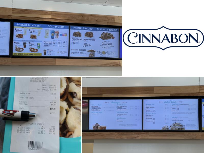 Cinnabon Menu