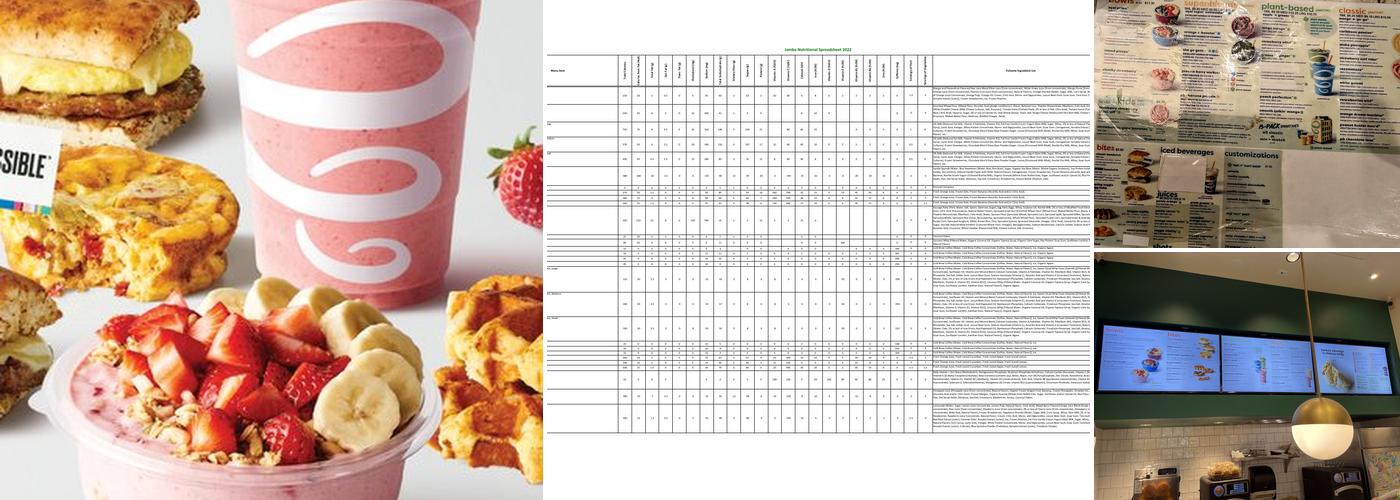 Jamba Menu