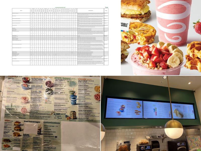 Jamba Menu