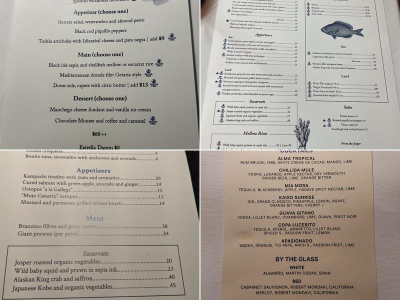 Zeru Miami Menu