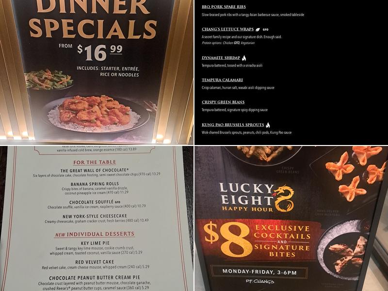 P.F. Chang's Menu