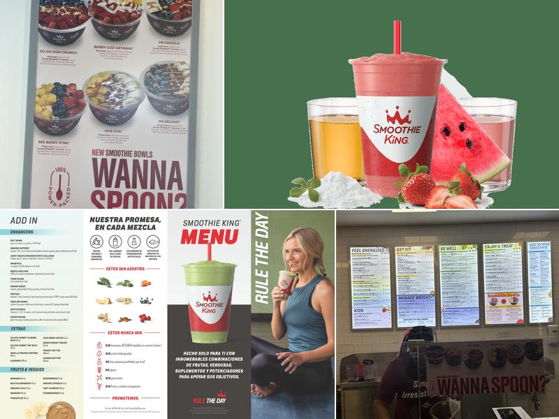 Smoothie King Menu