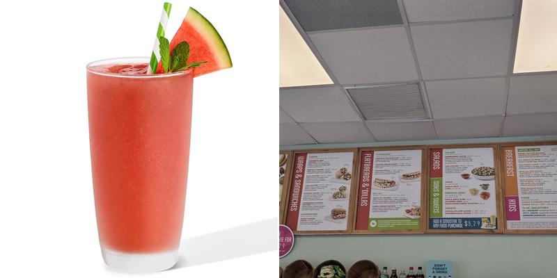 Tropical Smoothie Cafe Menu