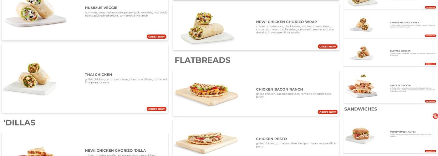 Tropical Smoothie Cafe Menu