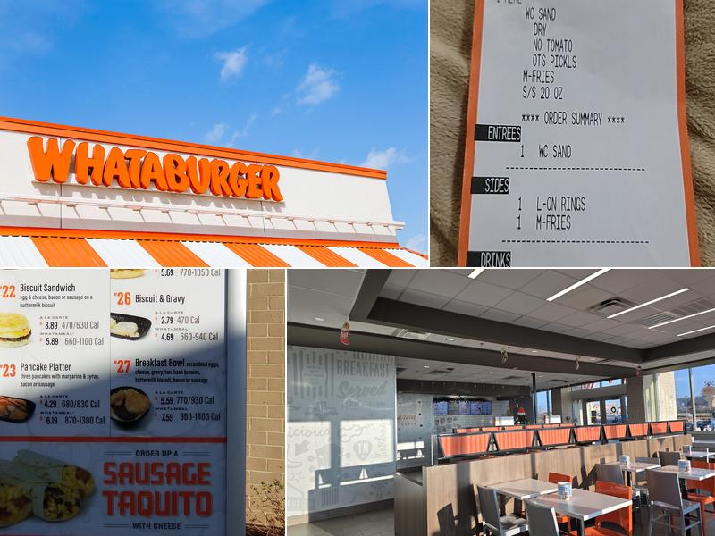 Whataburger Menu