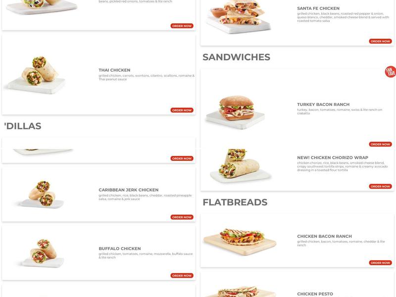 Tropical Smoothie Cafe Menu