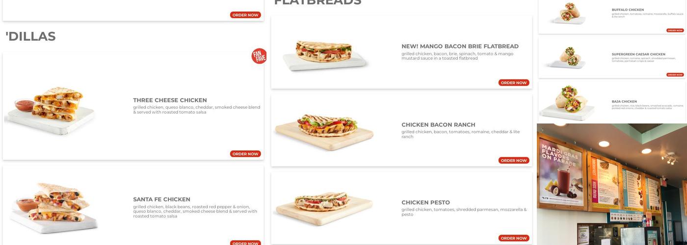 Tropical Smoothie Cafe Menu