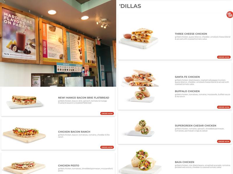 Tropical Smoothie Cafe Menu