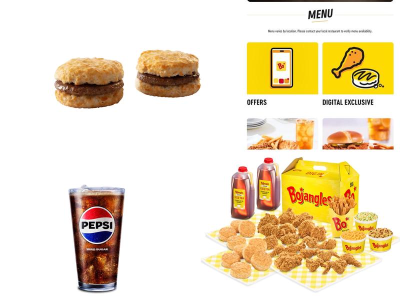 Bojangles Menu