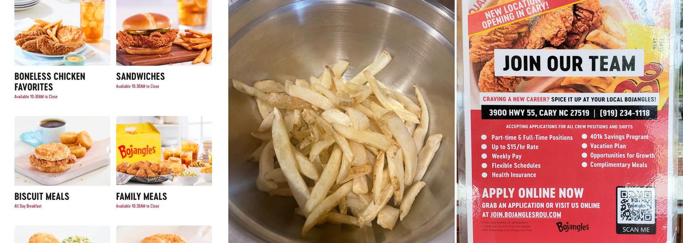 Bojangles Menu