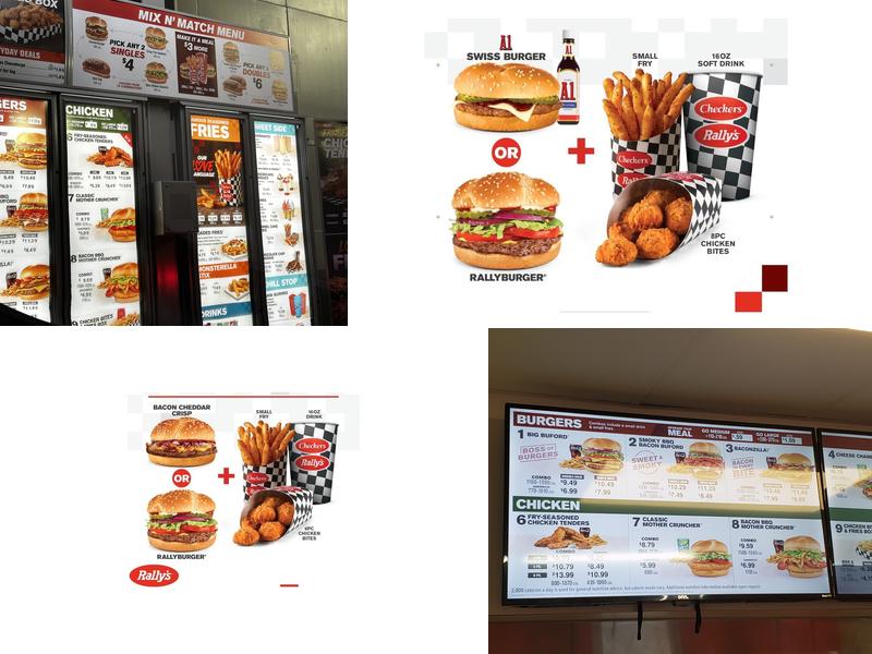 Checkers Menu