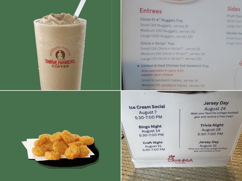 Chick-fil-A Menu