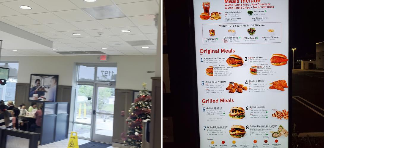 Chick-fil-A Menu