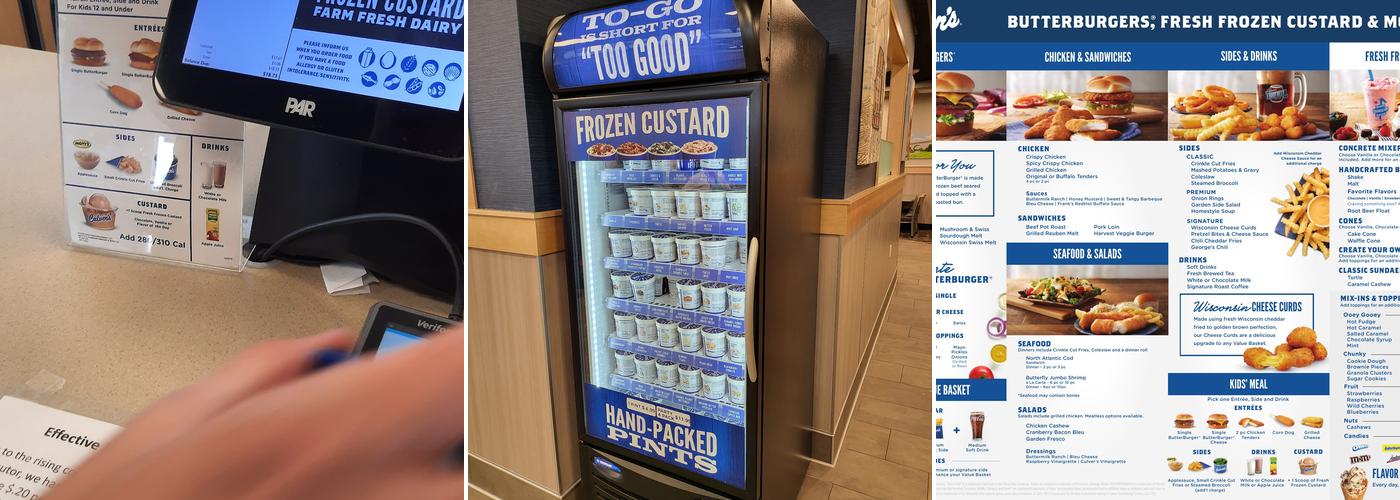Culver’s Menu