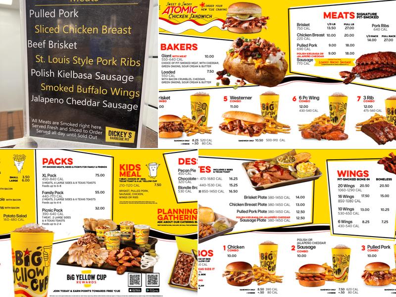 Dickey's Barbecue Pit Menu
