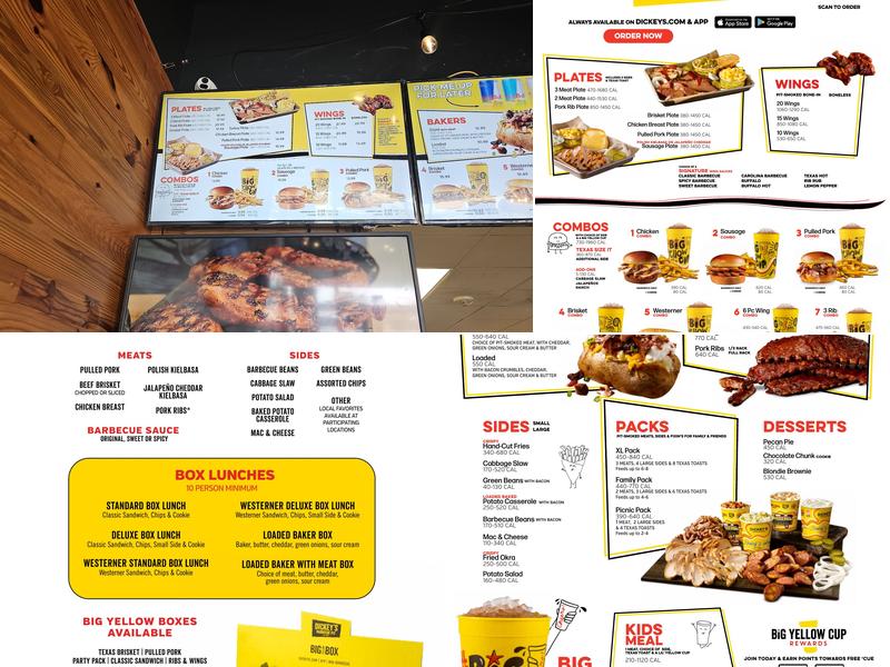 Dickey's Barbecue Pit Menu
