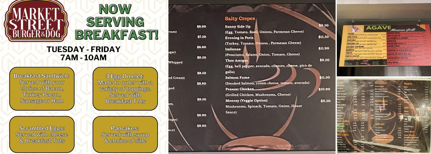 The Chancery Market Menu