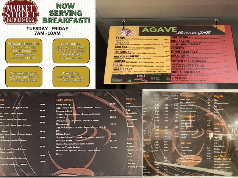 The Chancery Market Menu