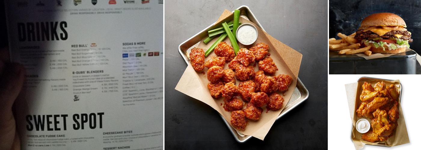 Buffalo Wild Wings Menu
