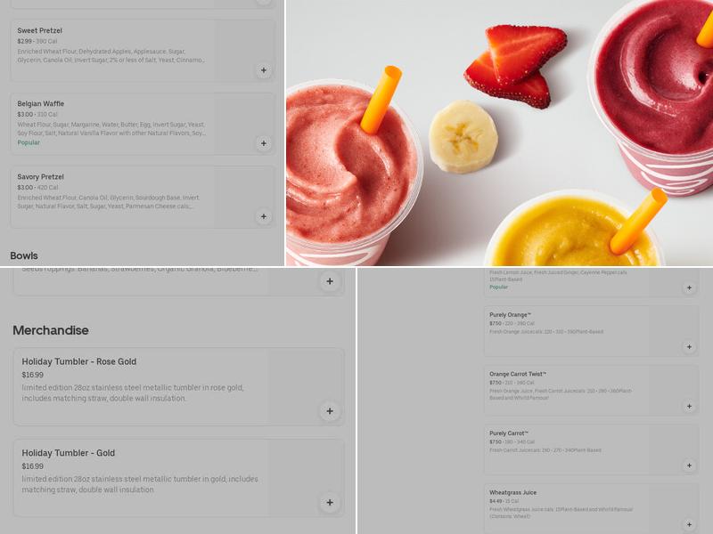 Jamba Menu