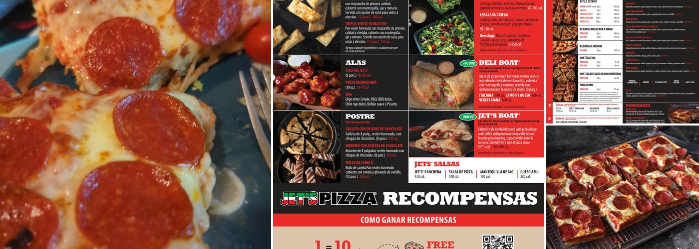 Jet's Pizza Menu