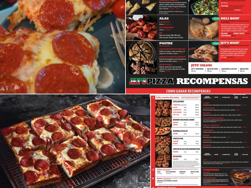 Jet's Pizza Menu