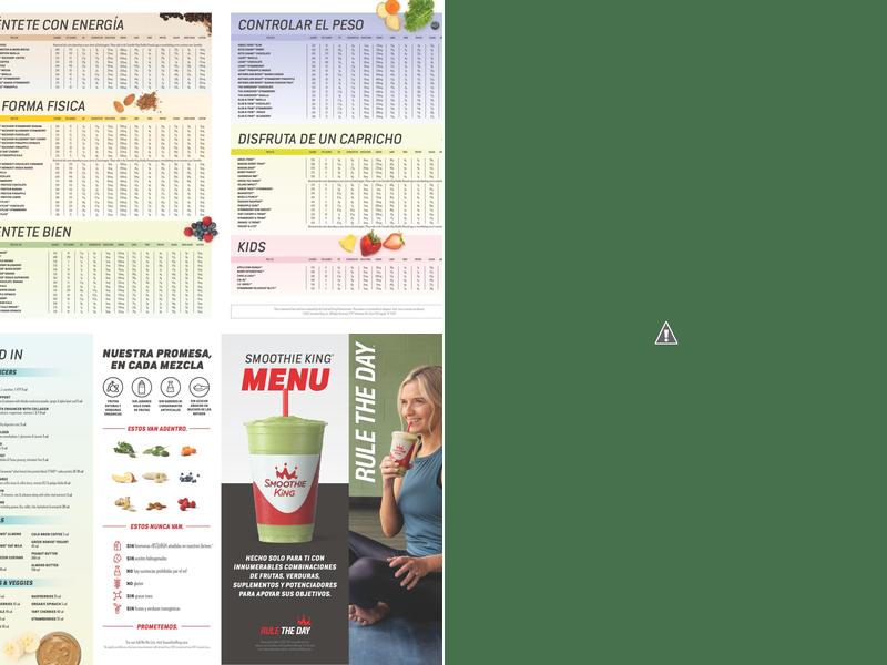 Smoothie King Menu