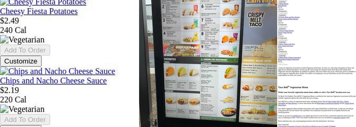Taco Bell Menu