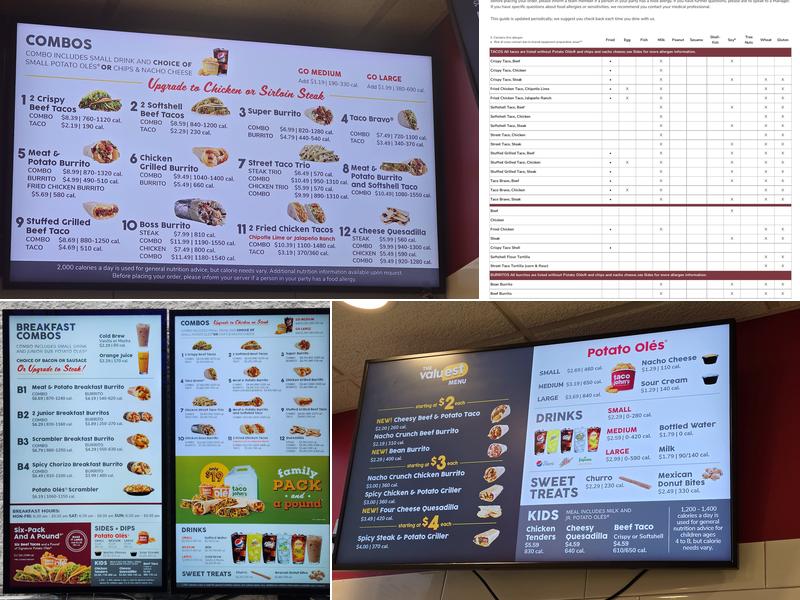 Taco John's Menu