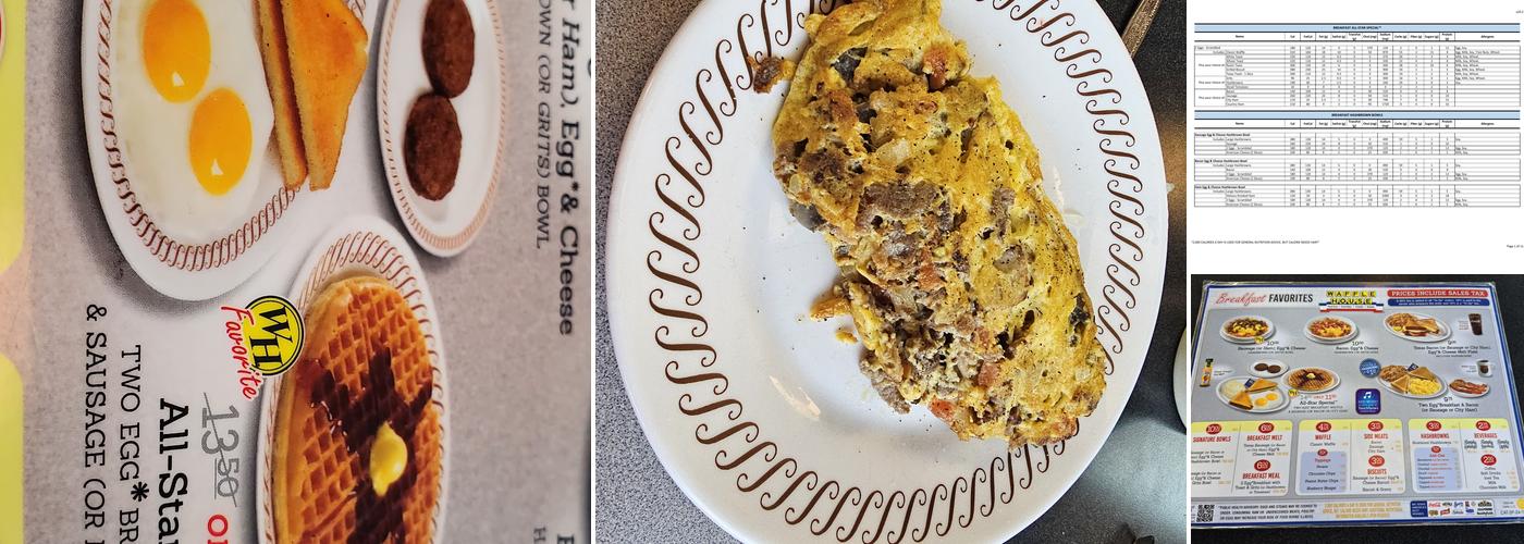Waffle House Menu