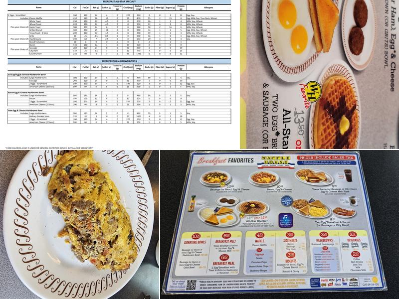 Waffle House Menu