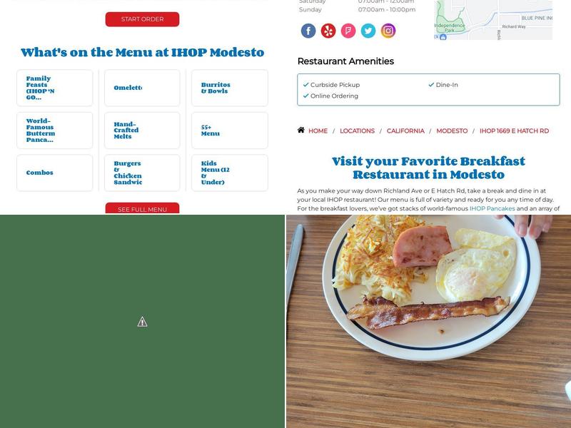 IHOP Menu