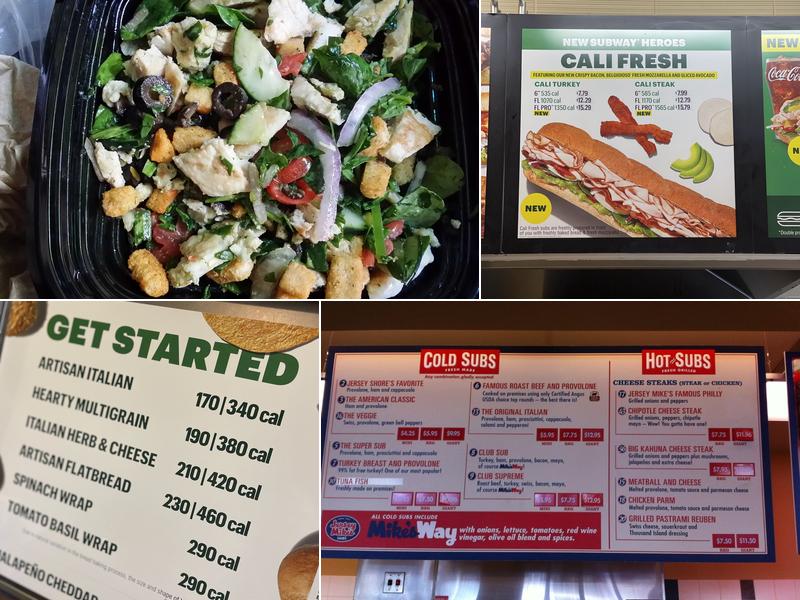 Subway Menu