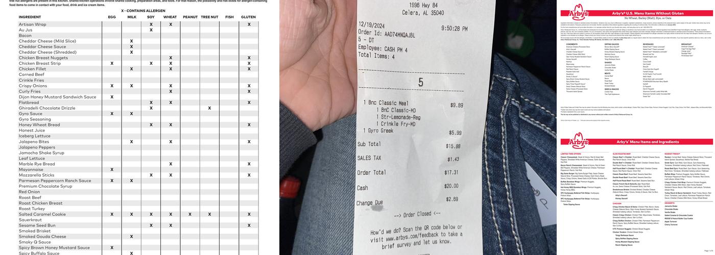 Arby's Menu