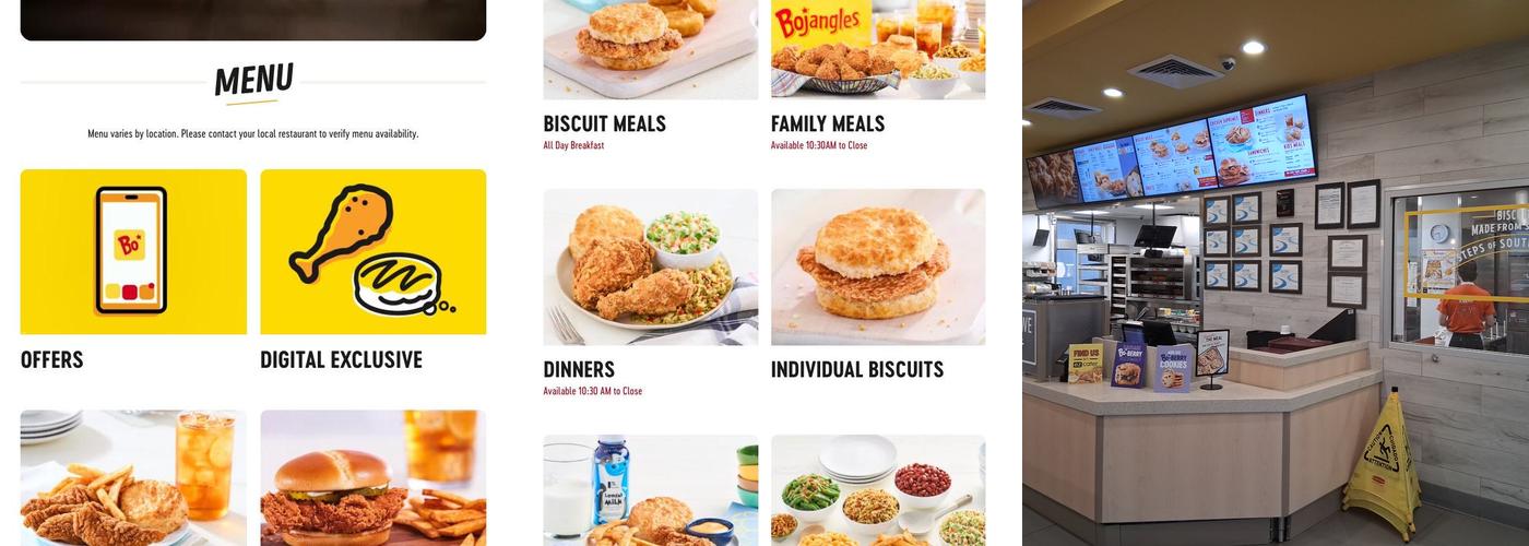 Bojangles Menu