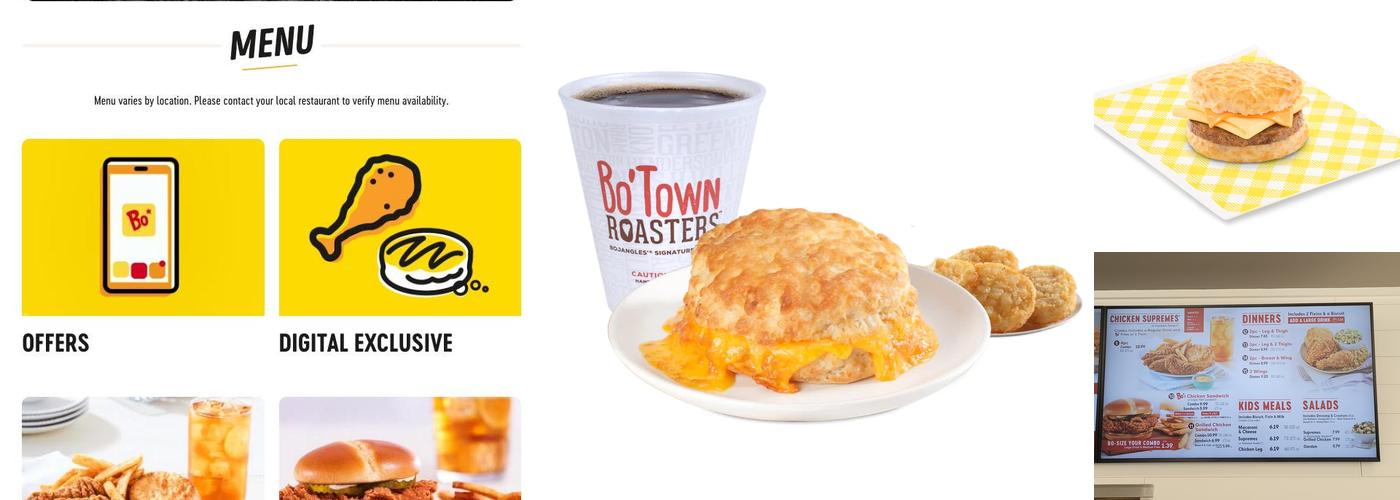 Bojangles Menu