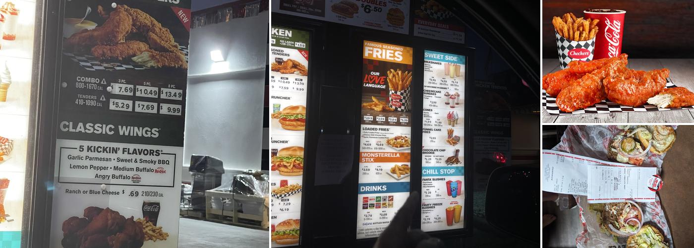 Checkers Menu