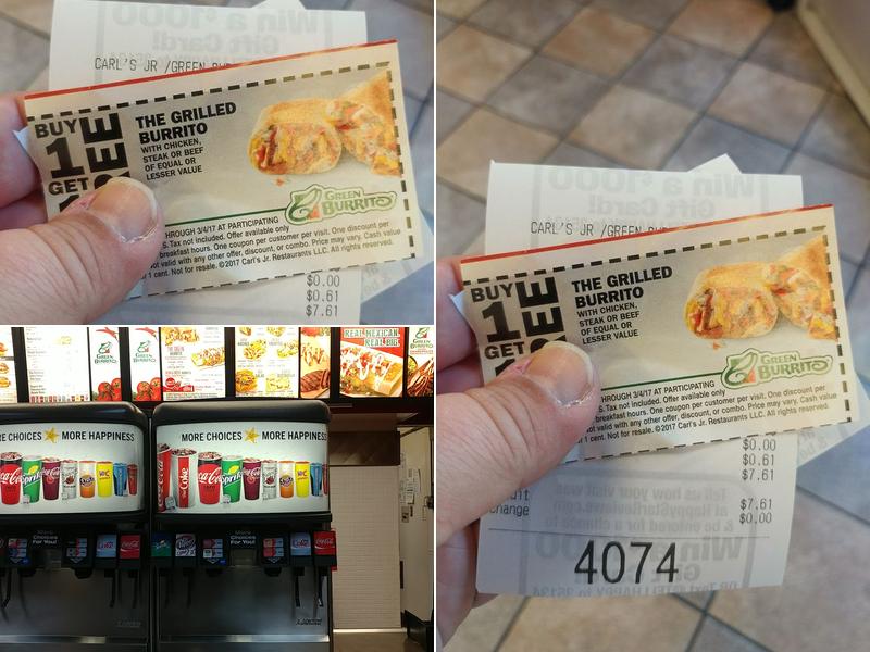 Carl’s Jr. Menu