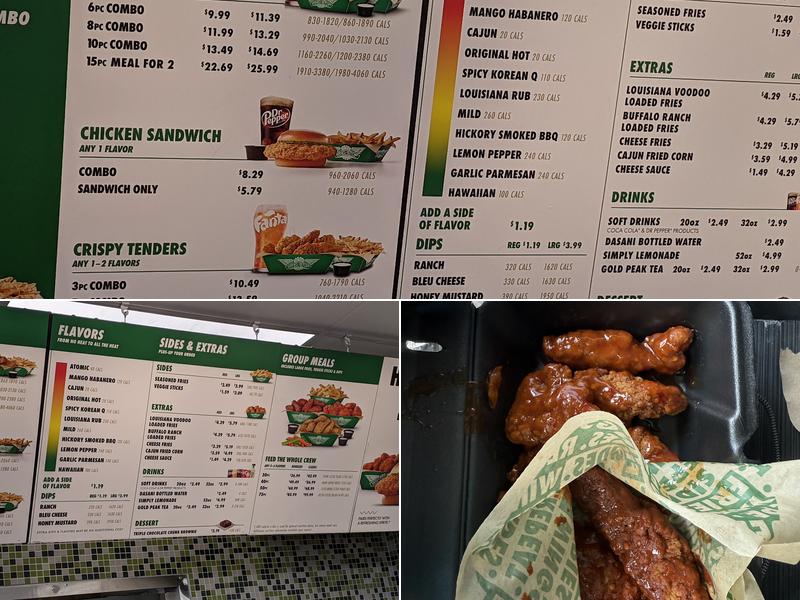 Wingstop Menu