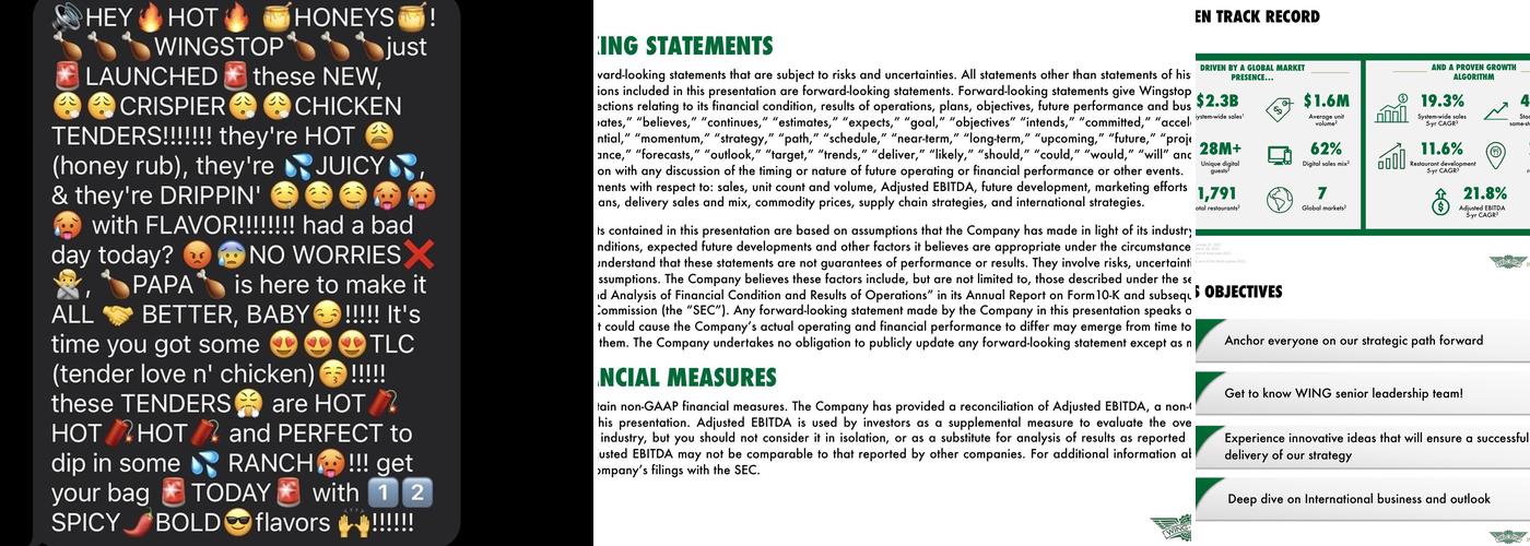 Wingstop Menu