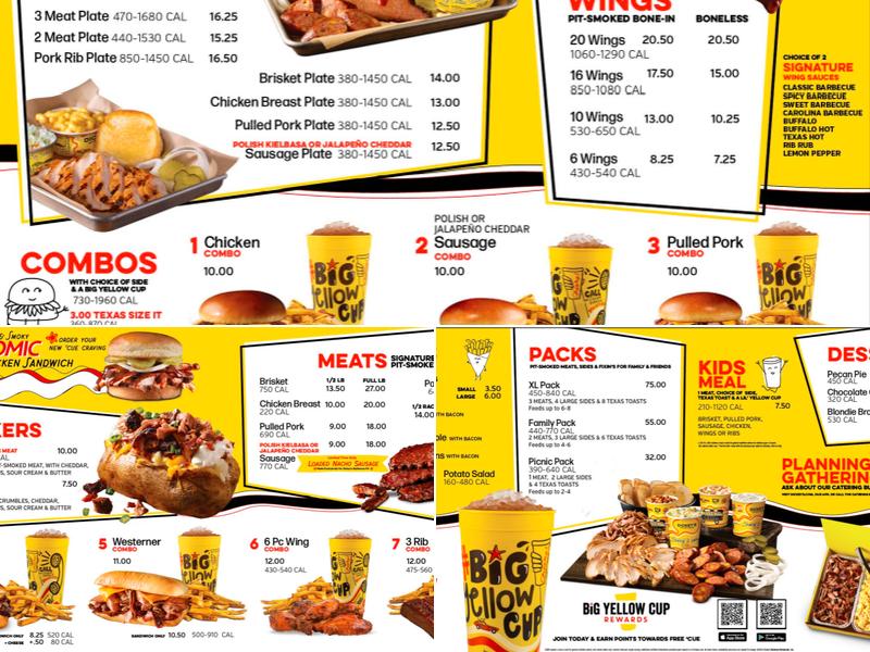 Dickey's Barbecue Pit Menu