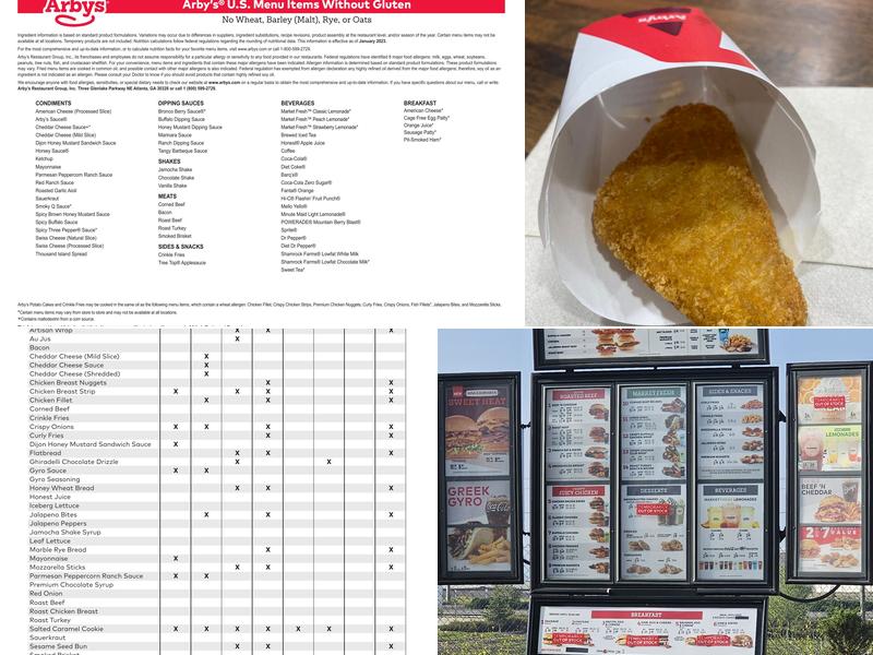 Arby's Menu