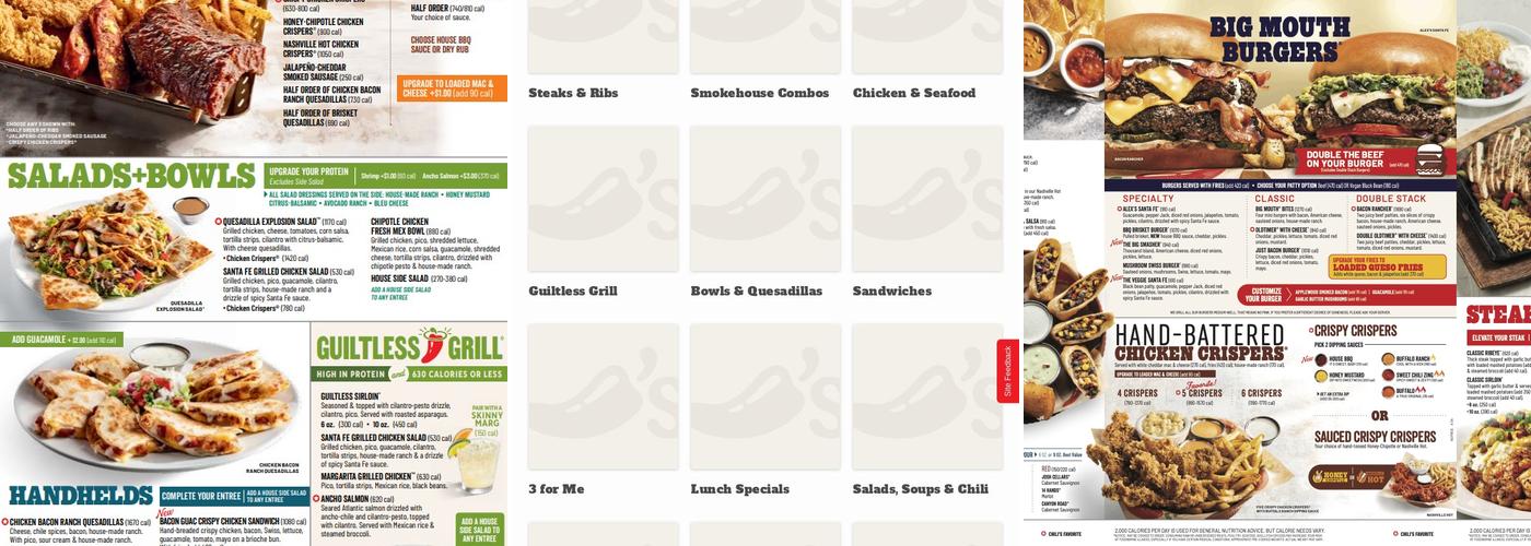 Chili's Grill & Bar Menu