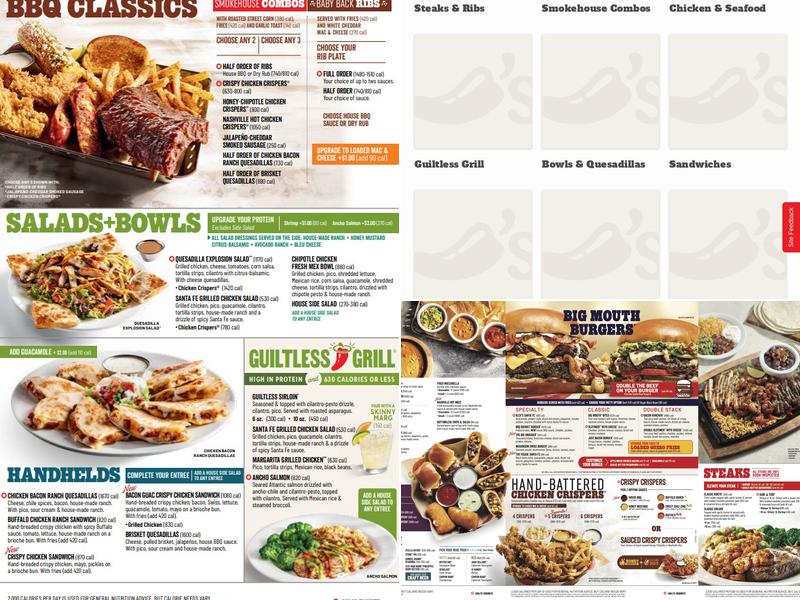 Chili's Grill & Bar Menu