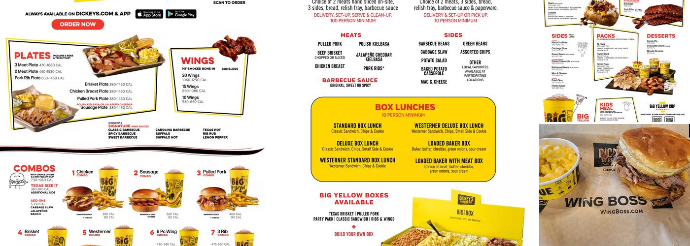 Dickey's Barbecue Pit Menu
