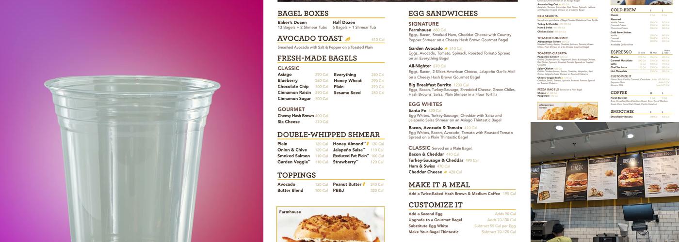 Einstein Bros. Bagels Menu