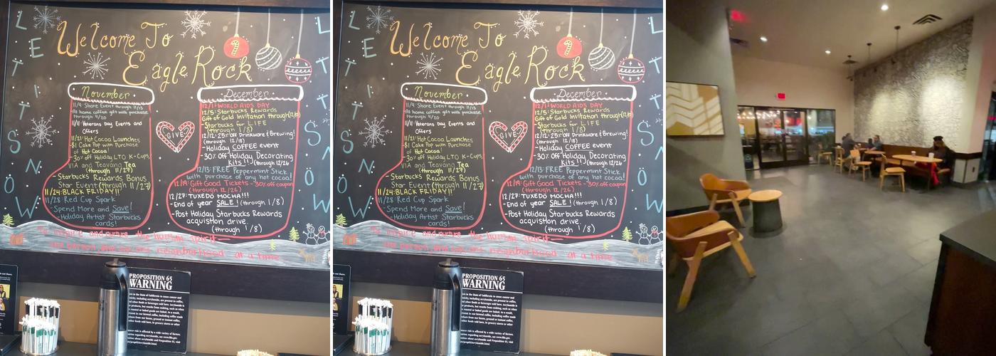 Starbucks Coffee Company Menu