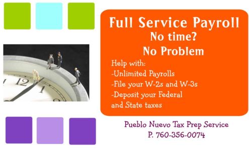 Pueblo Nuevo Tax Preparation Service
