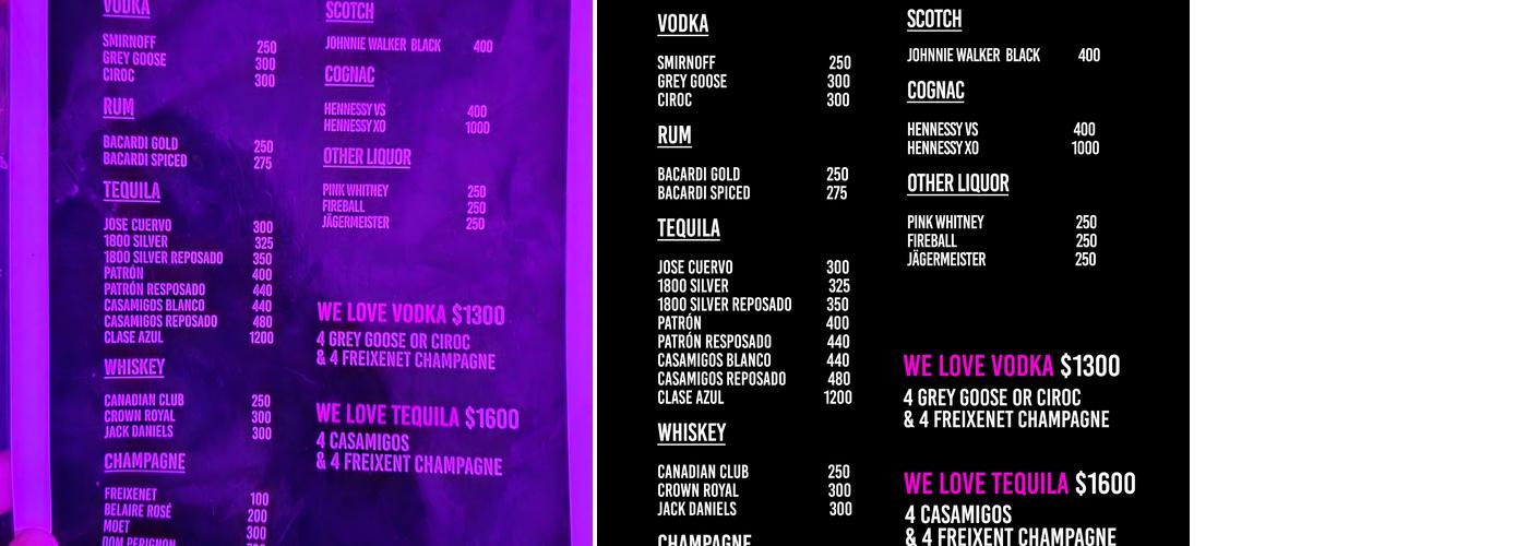 MANSION Menu