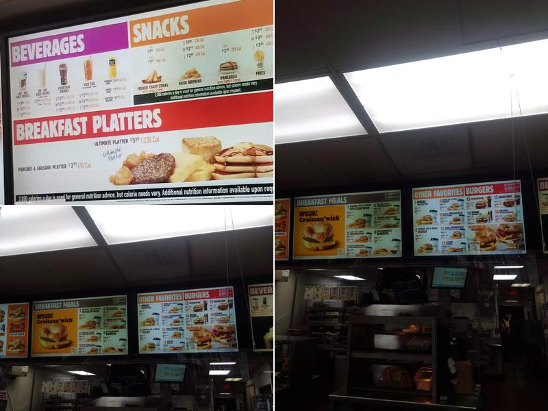 Burger King Menu